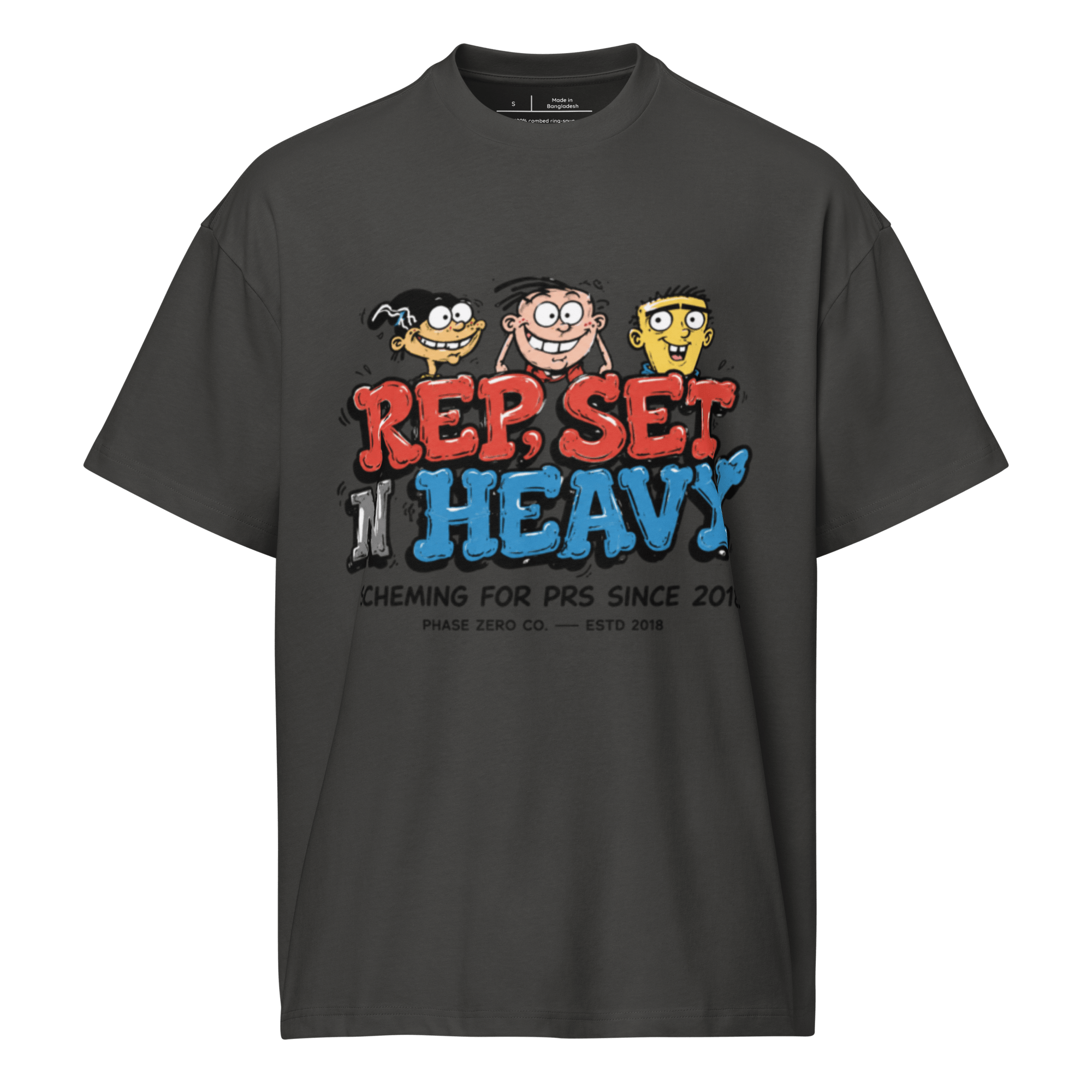 Rp, Set, & Heavy Box Tee - Phase Zero Co
