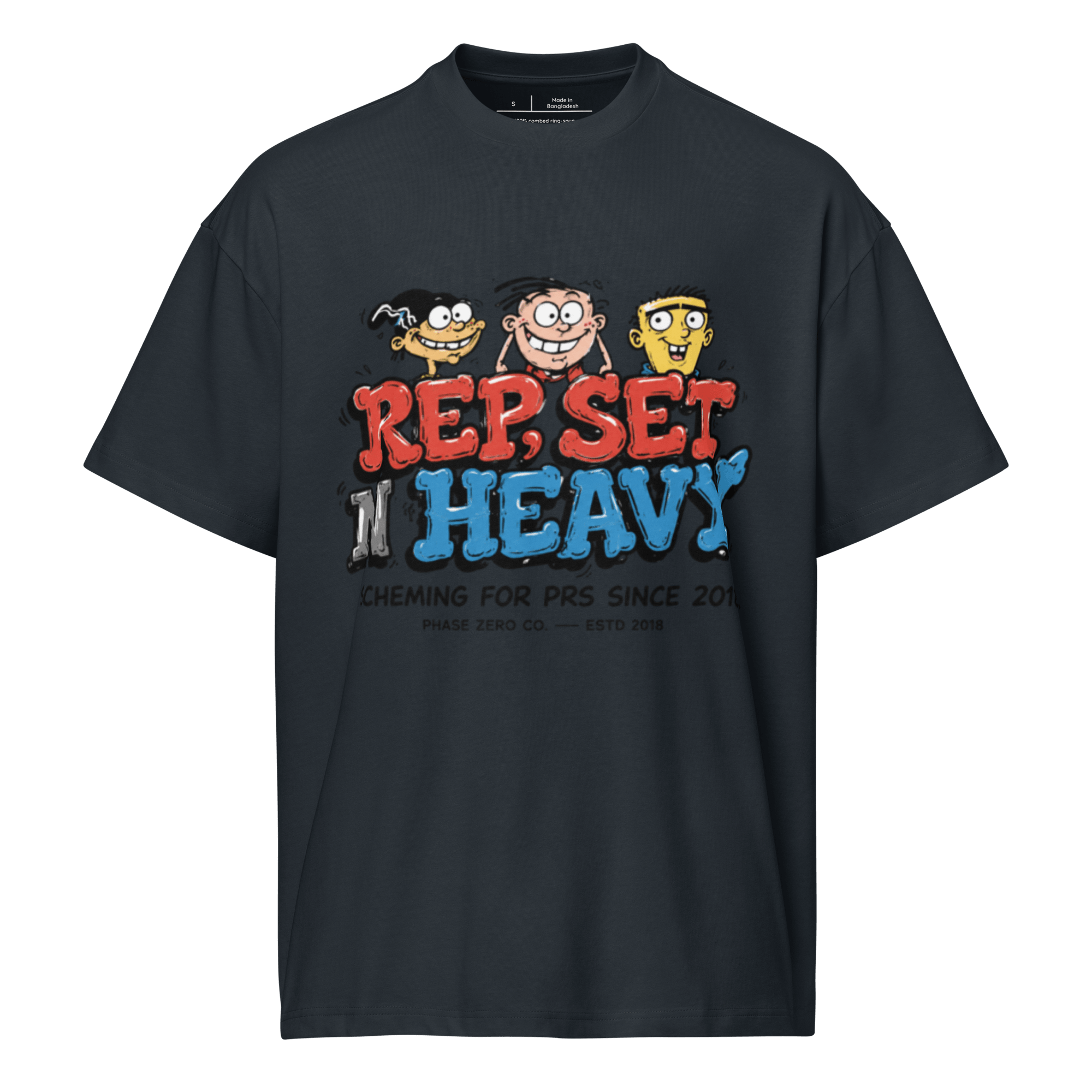 Rp, Set, & Heavy Box Tee - Phase Zero Co