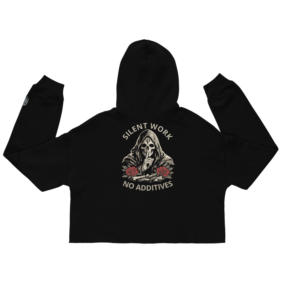 Silent Woman’s Fleeced Crop Hoodie - Phase Zero Co