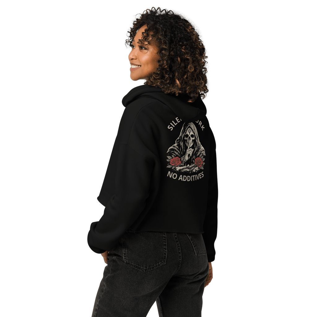 Silent Woman’s Fleeced Crop Hoodie - Phase Zero Co