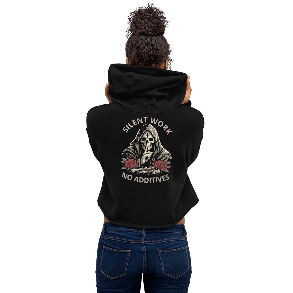 Silent Woman’s Fleeced Crop Hoodie - Phase Zero Co