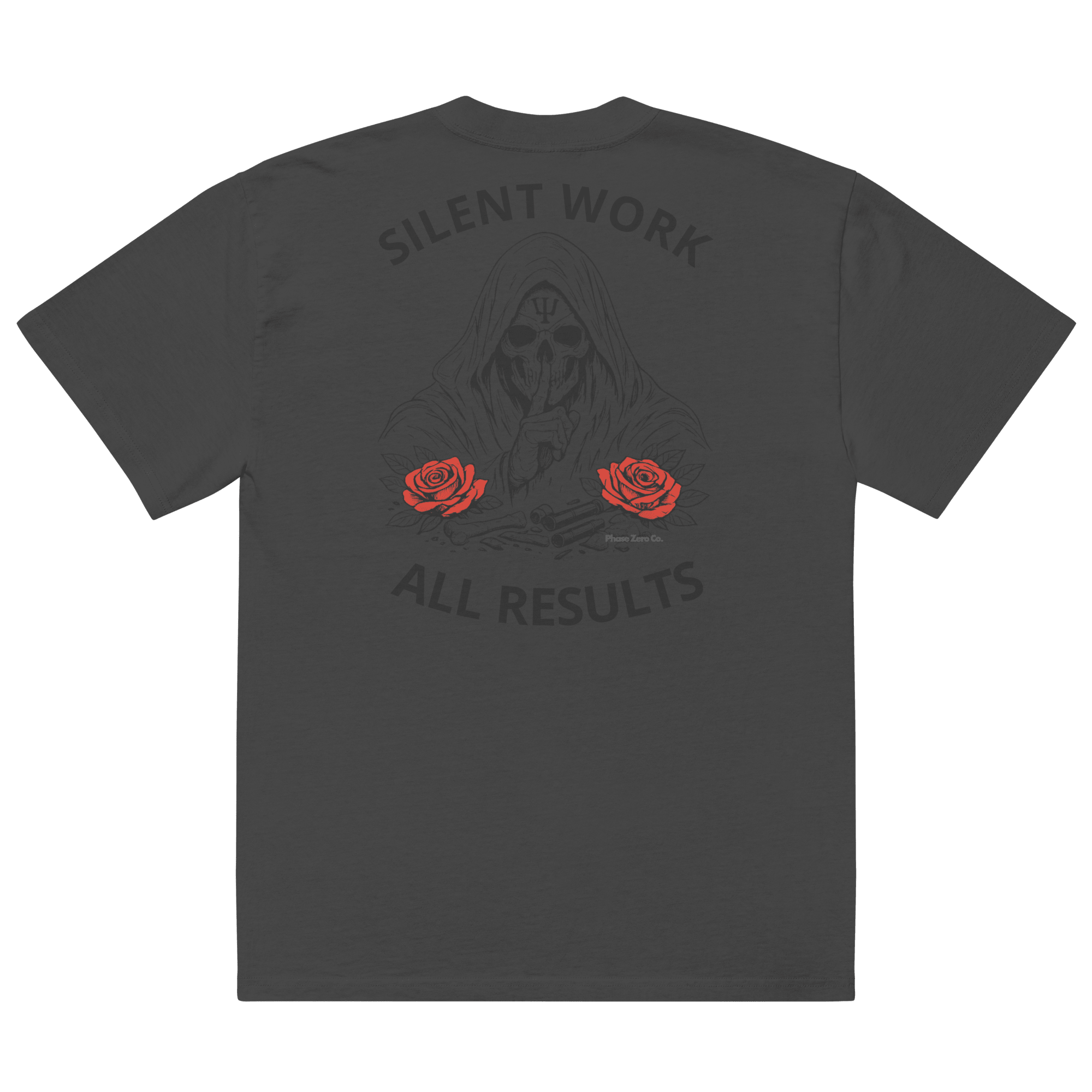 Silent Work Oversized Tee - Phase Zero Co
