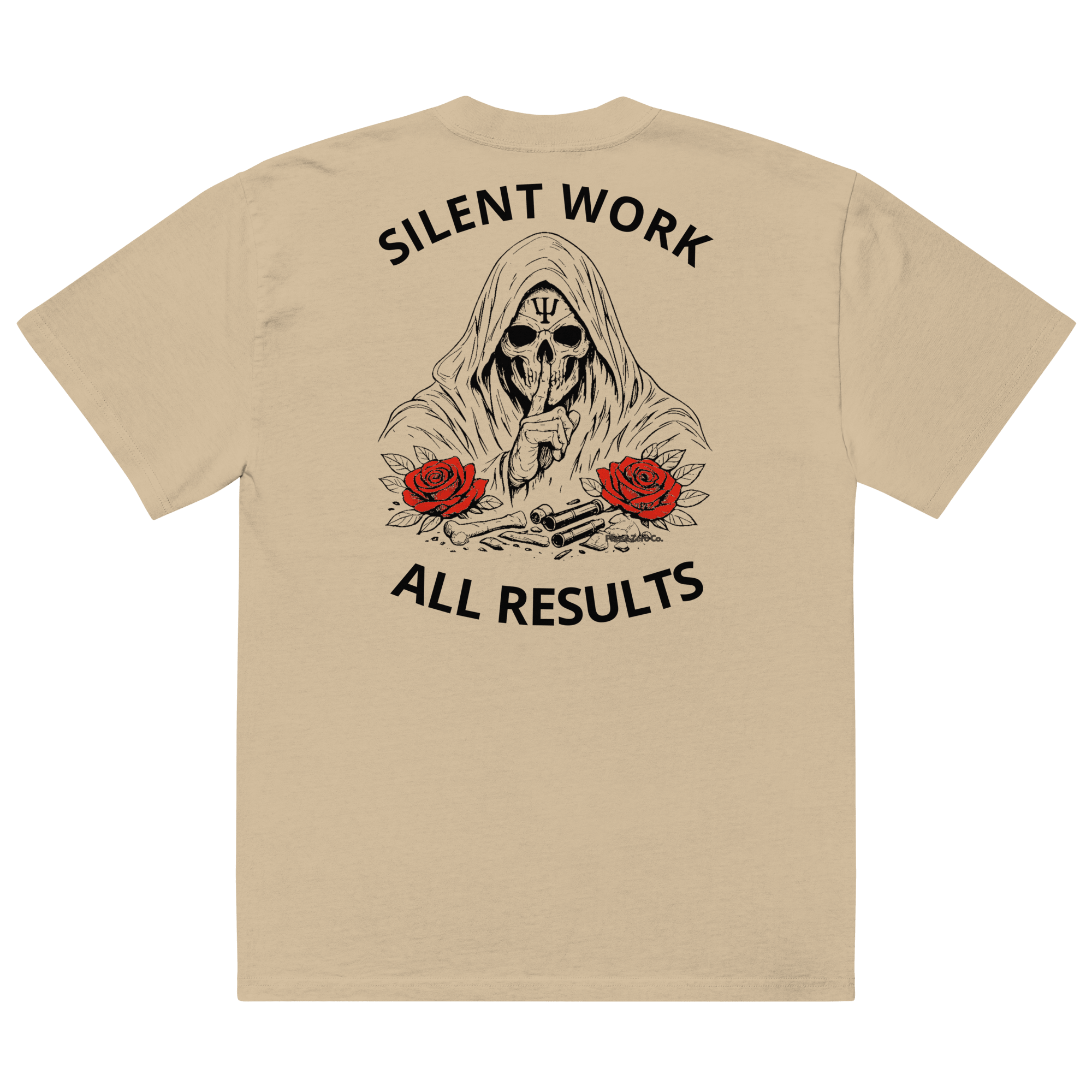 Silent Work Oversized Tee - Phase Zero Co