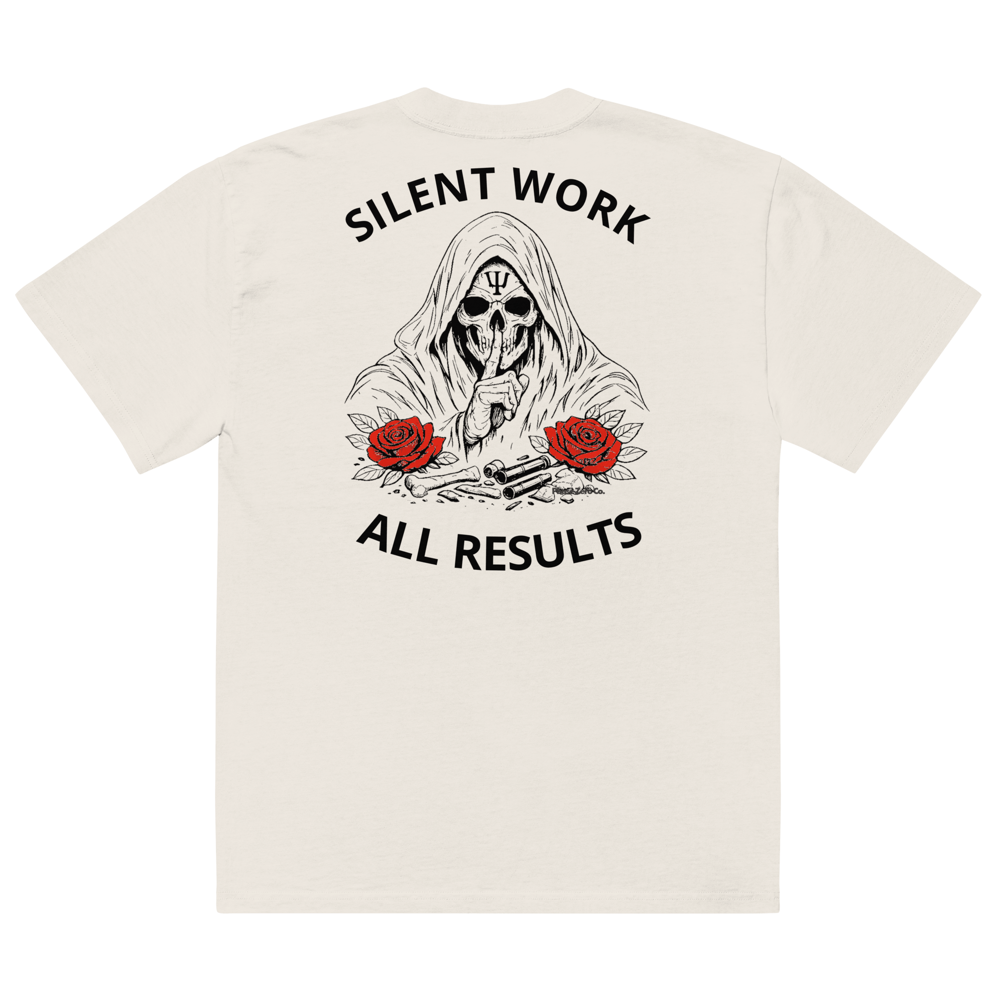 Silent Work Oversized Tee - Phase Zero Co
