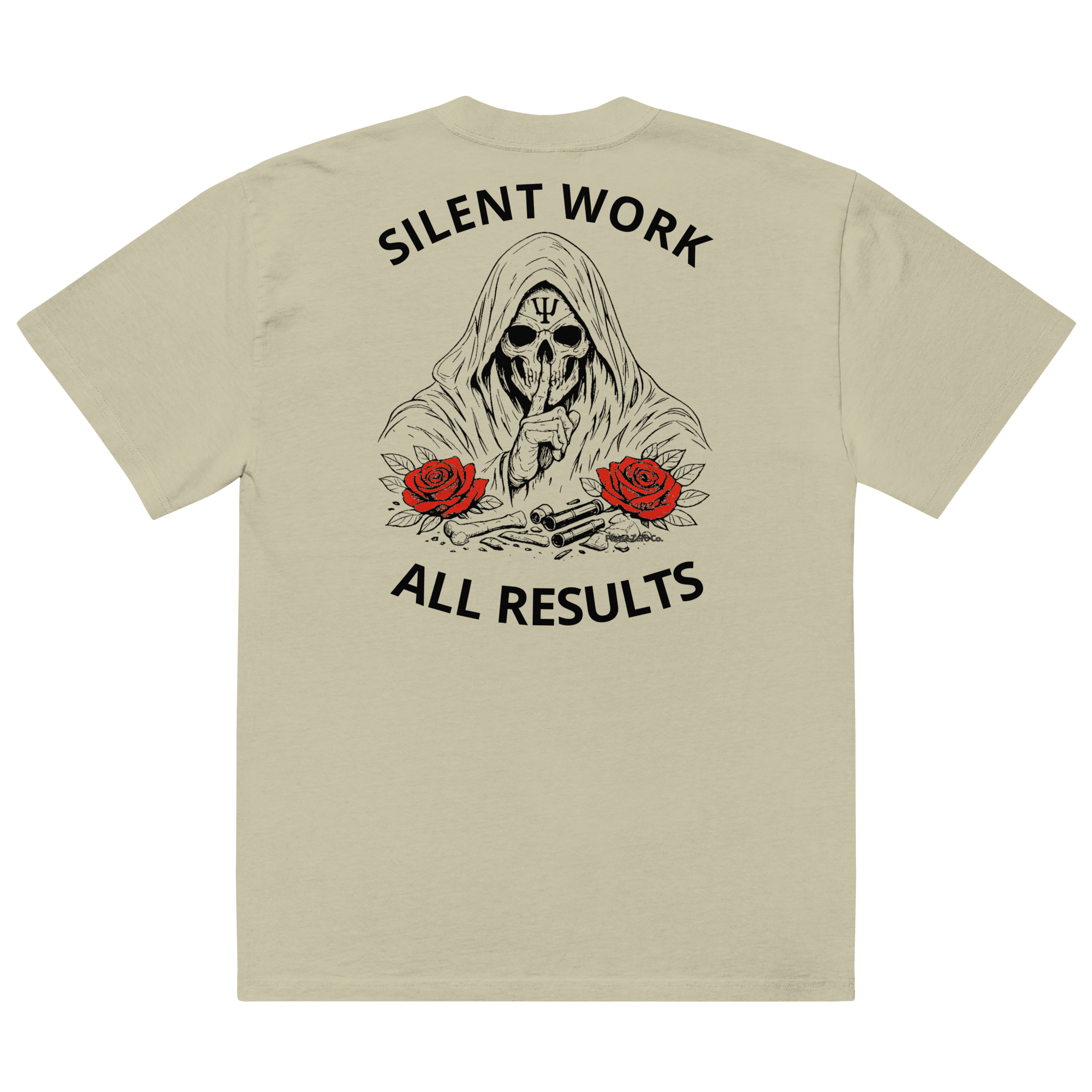 Silent Work Oversized Tee - Phase Zero Co