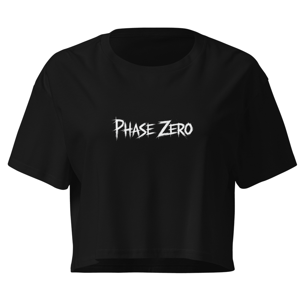 Silent Work V2 Crop Top - Phase Zero Co